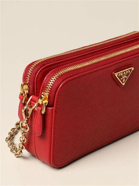 red mini prada bag